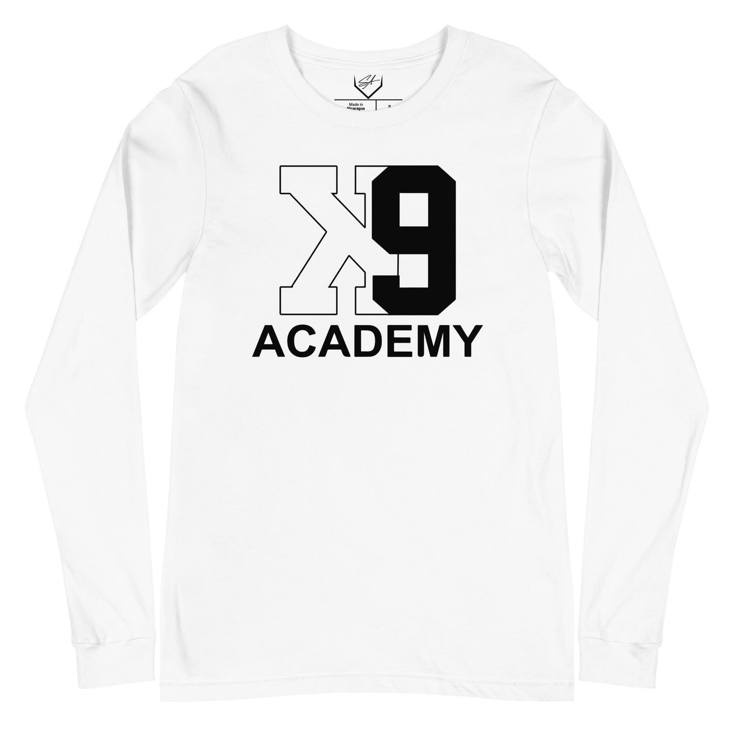 SA Apparel Adult Long Sleeve White / S K9 Academy - Adult Long Sleeve