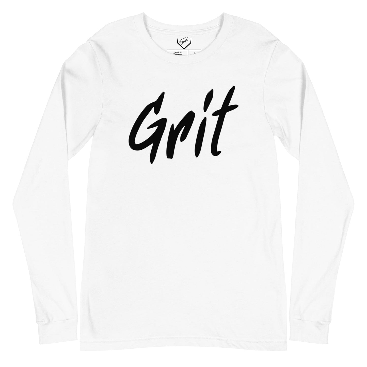 SA Apparel Adult Long Sleeve White / S Grit - Adult Long Sleeve