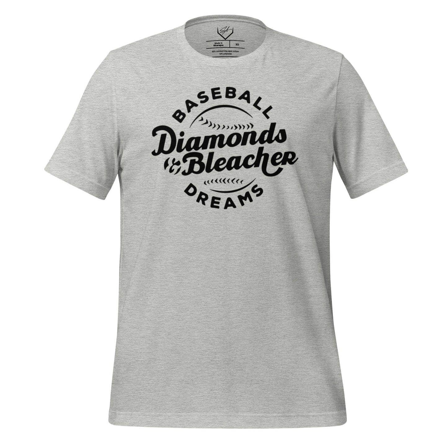 Baseball Diamonds And Bleacher Dreams - Adult Tee