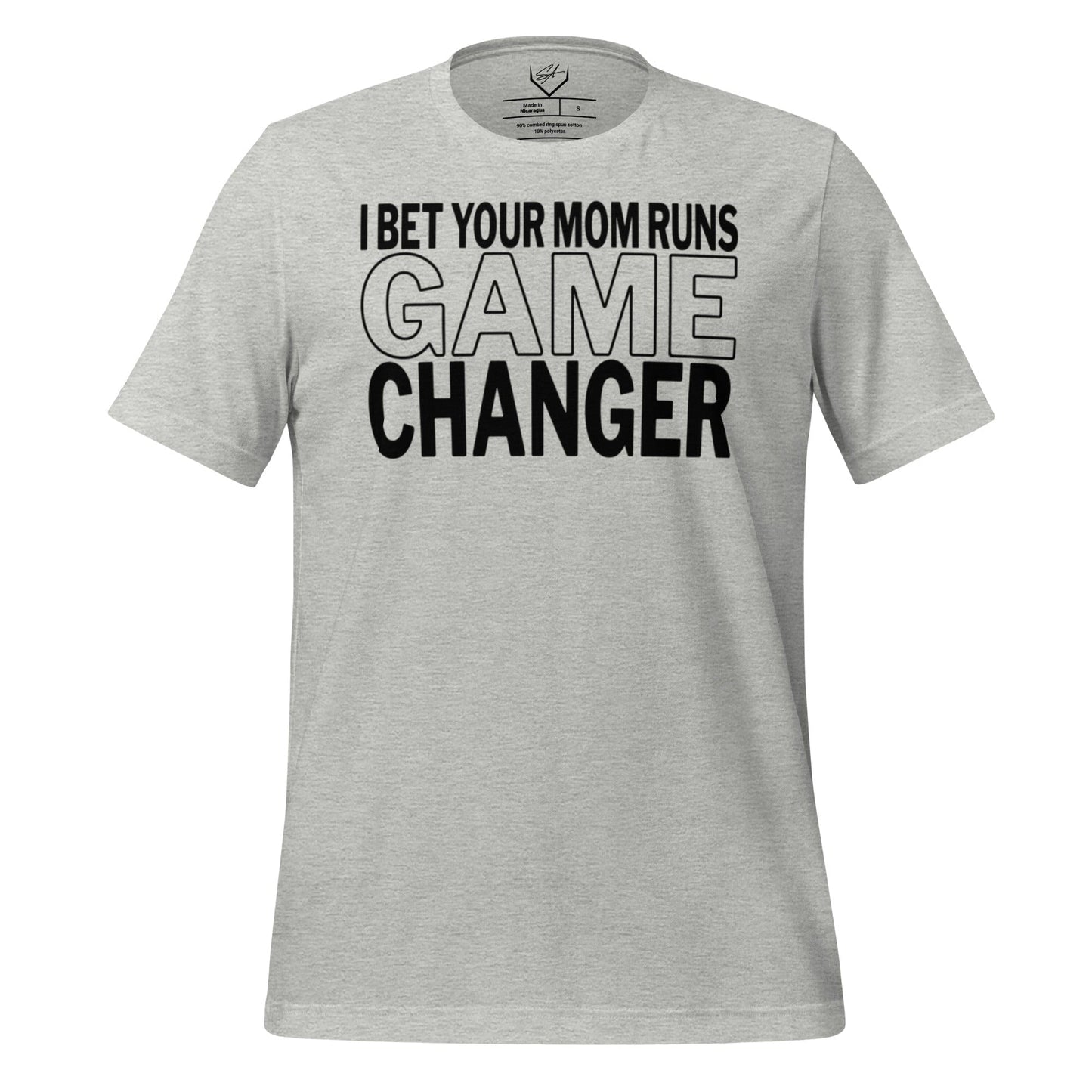 SA Apparel Adult Tee Sport Grey / S / Soft Style/Cotton I Bet Your Mom Runs Game Changer - Adult Tee