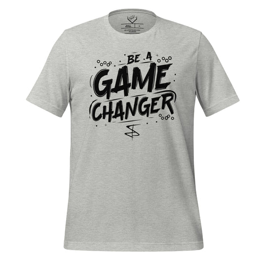 SA Apparel Athletic Heather / S Be A Game Changer - Adult Tee