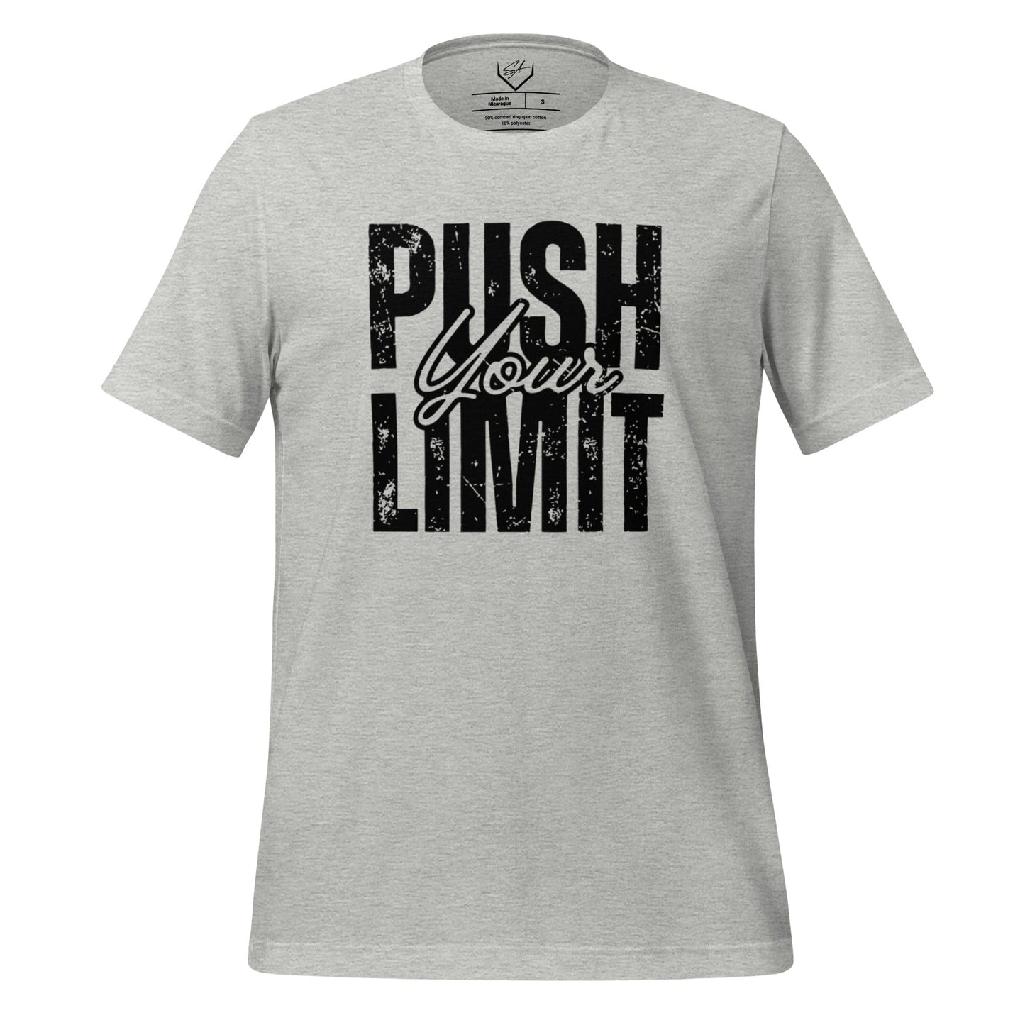 SA Apparel Adult Tee Light Grey / S / Soft Style/Cotton Push Your Limit - Adult Tee