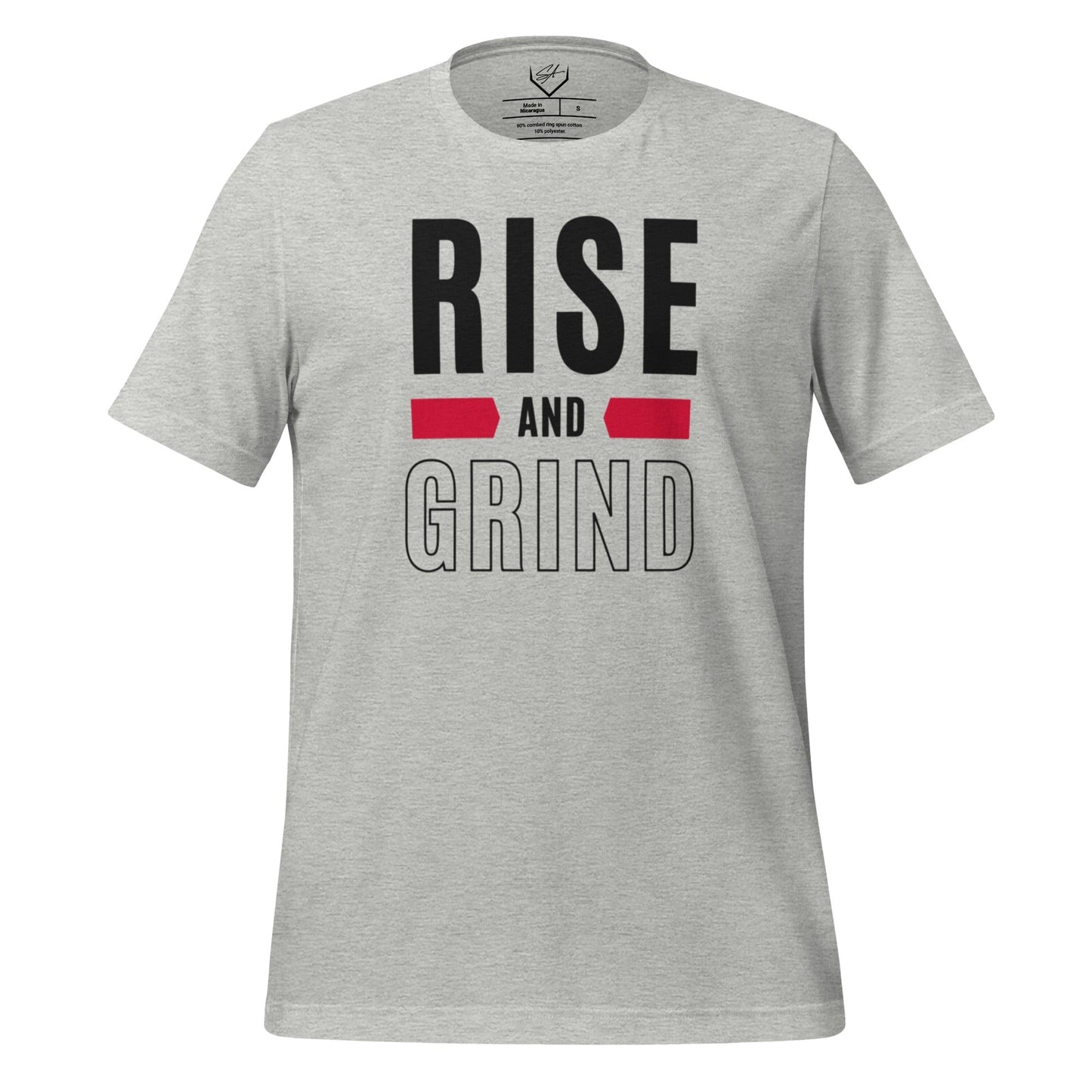 SA Apparel Adult Tee Light Grey / S / Soft Style/Cotton Rise And Grind - Adult Tee