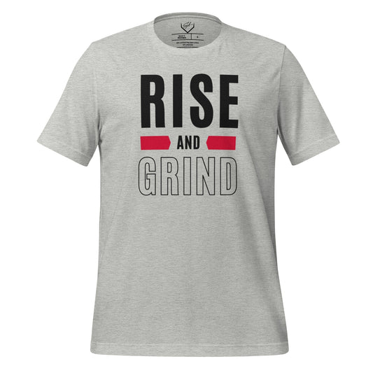 SA Apparel Adult Tee Light Grey / S / Soft Style/Cotton Rise And Grind - Adult Tee