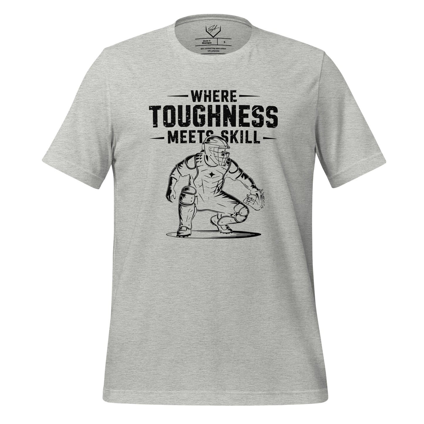 SA Apparel Athletic Heather / S Where Toughness Meets Skill - Adult Tee
