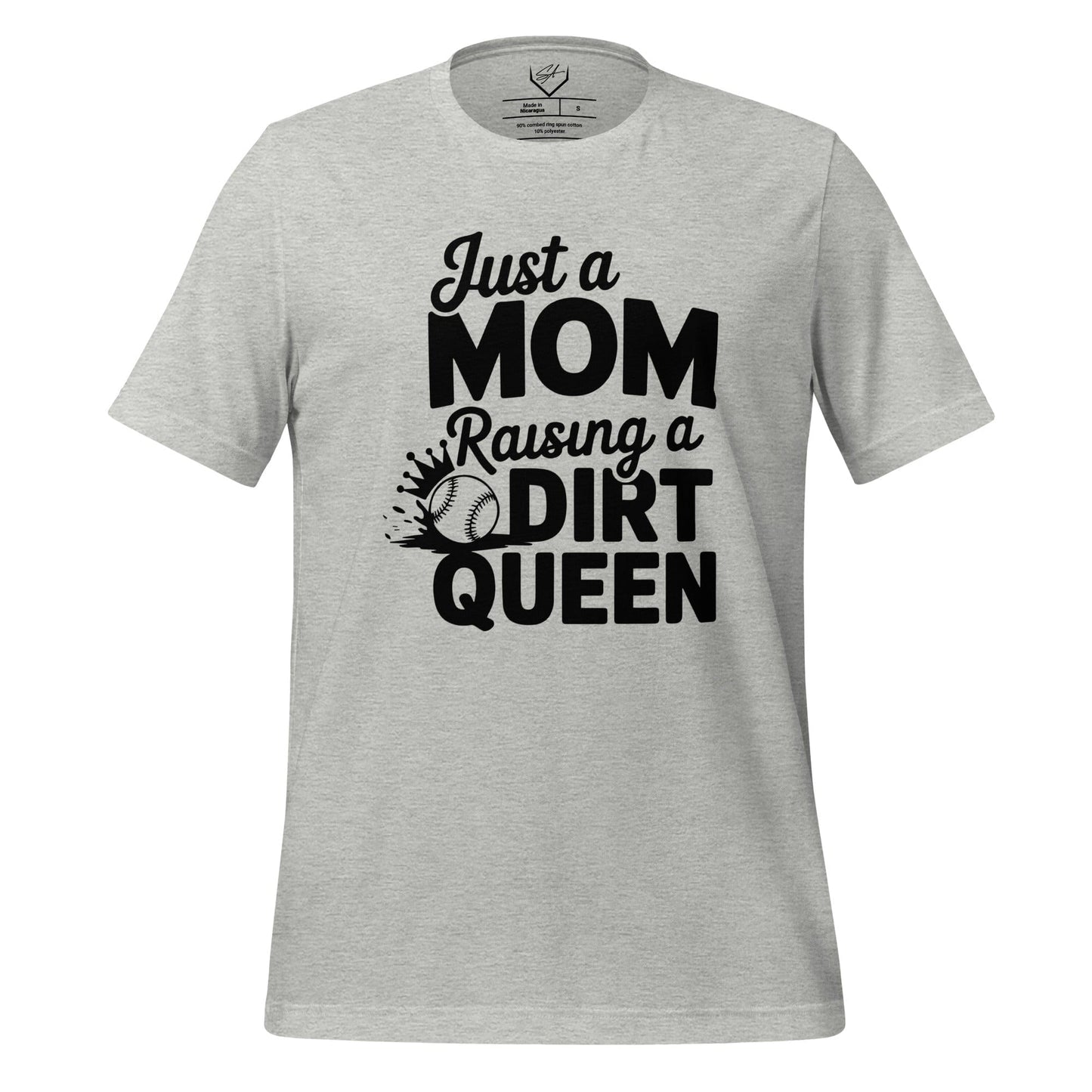 SA Apparel Adult Tee Light Grey / S Just A Mom Raising A Dirt Queen - Adult Tee