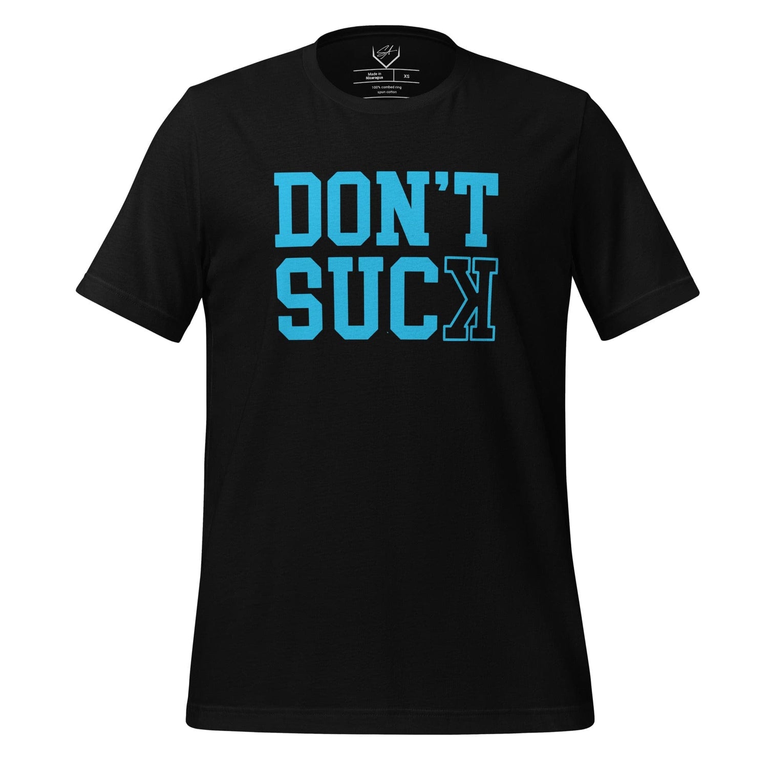 SA Apparel Black / S Don't Suck Teal - Adult Tee