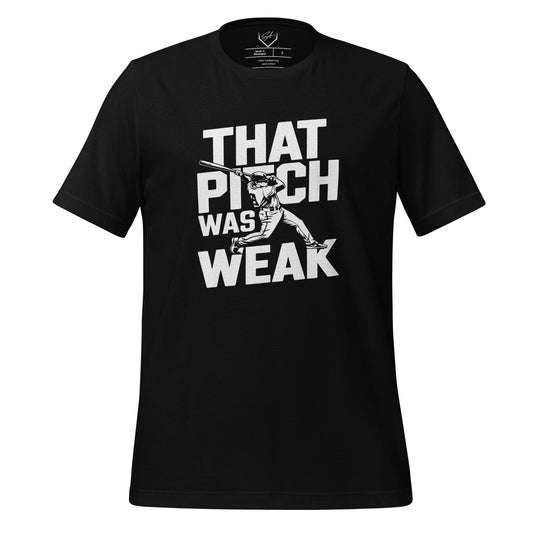 SA Apparel Adult Tee Black / S / Soft Style/Cotton That Pitch Was Weak - Adult Tee