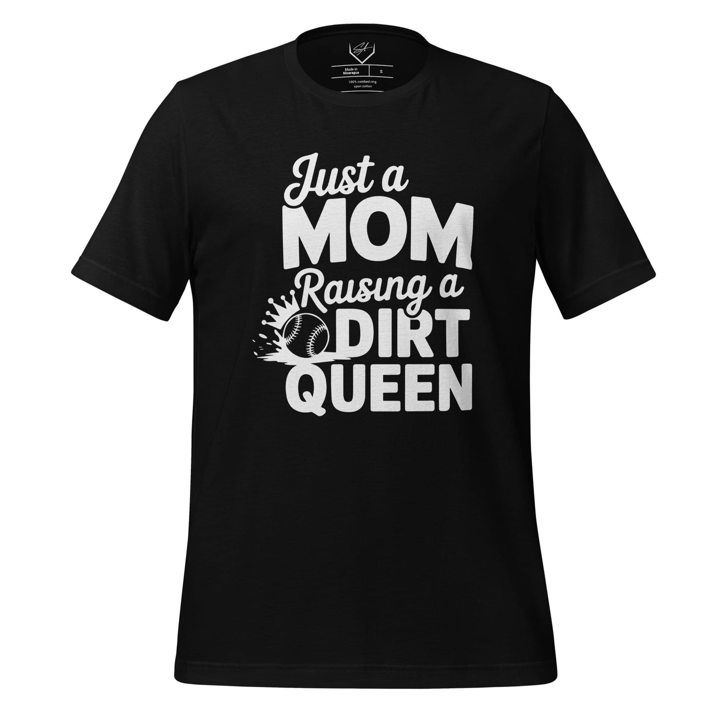 SA Apparel Adult Tee Black / S Just A Mom Raising A Dirt Queen - Adult Tee