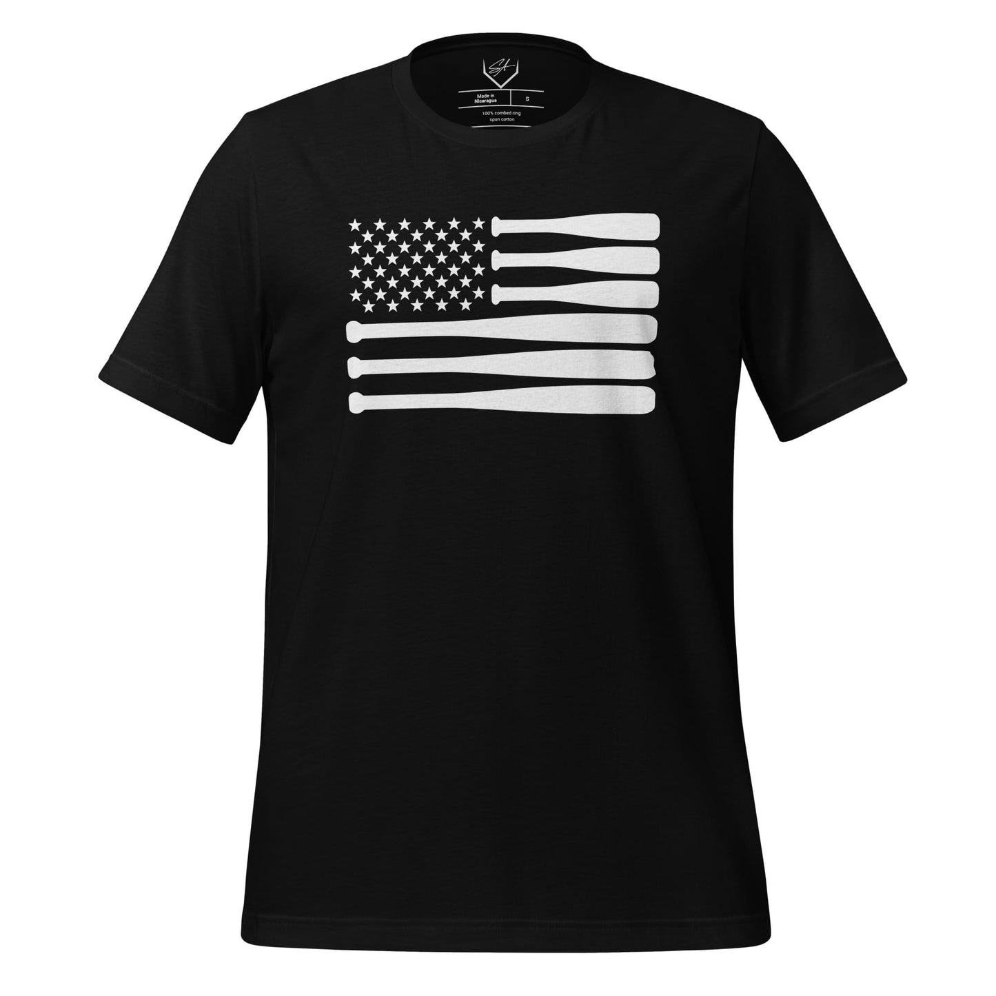 SA Apparel Adult Tee Black / S Bat Flag - Adult Tee