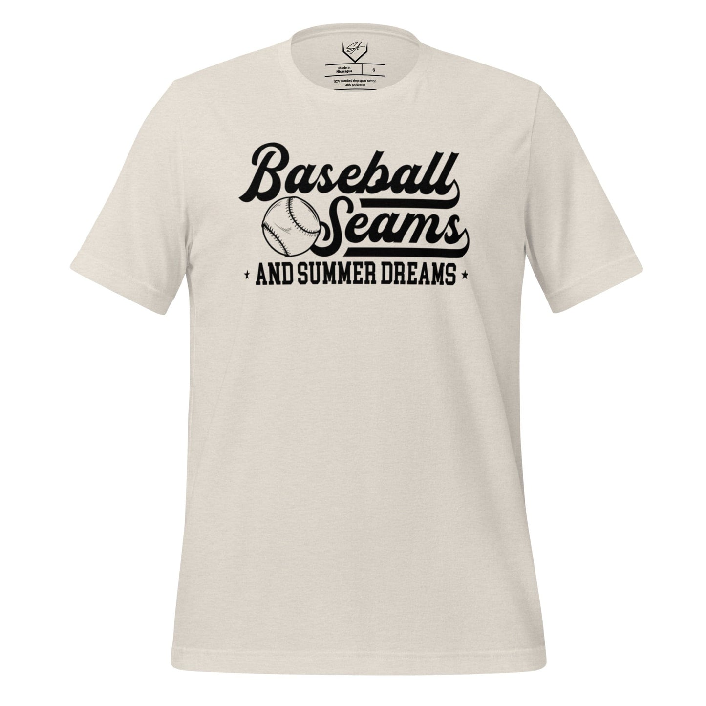 Baseball Seams And Summer Dreams - Adult Tee