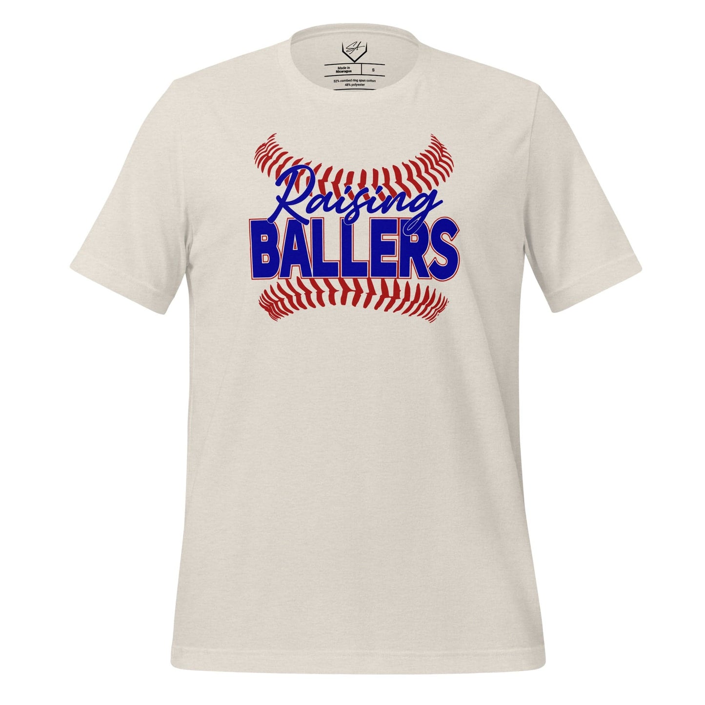 SA Apparel Adult Tee Natural / S Raising Ballers - Adult Tee