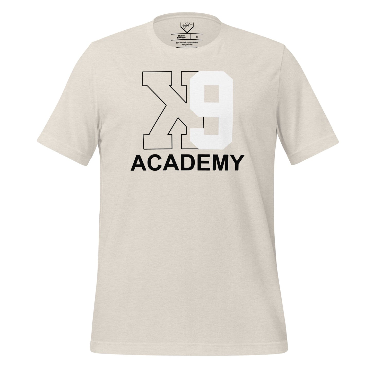 SA Apparel Adult Tee Natural / S K9 Academy - Adult Tee