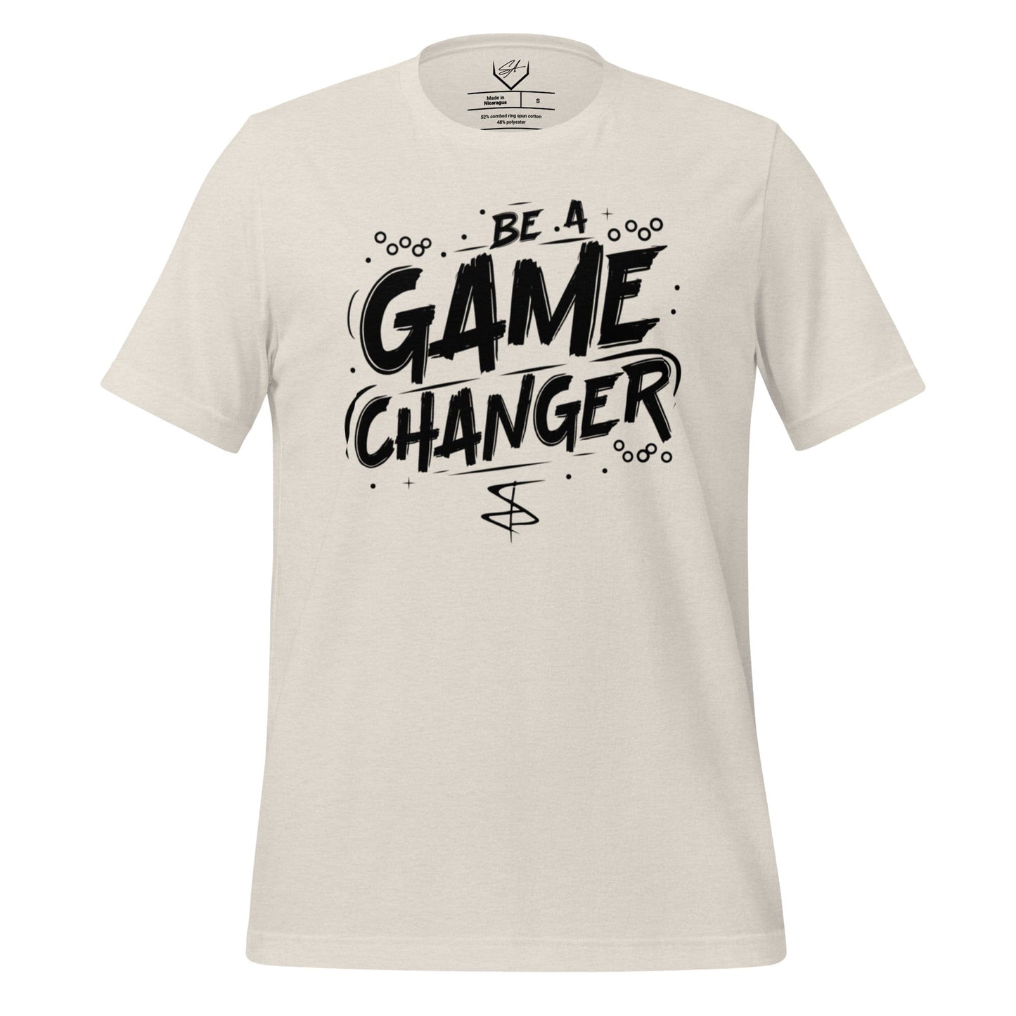 SA Apparel Heather Dust / S Be A Game Changer - Adult Tee