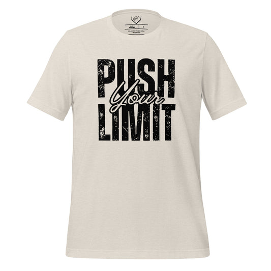 SA Apparel Adult Tee Natural / S / Soft Style/Cotton Push Your Limit - Adult Tee