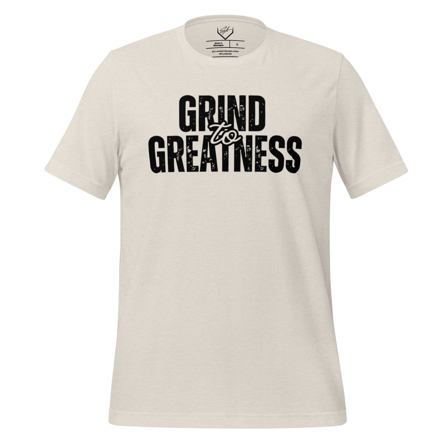 SA Apparel Adult Tee Natural / S / Soft Style/Cotton Grind To Greatness - Adult Tee