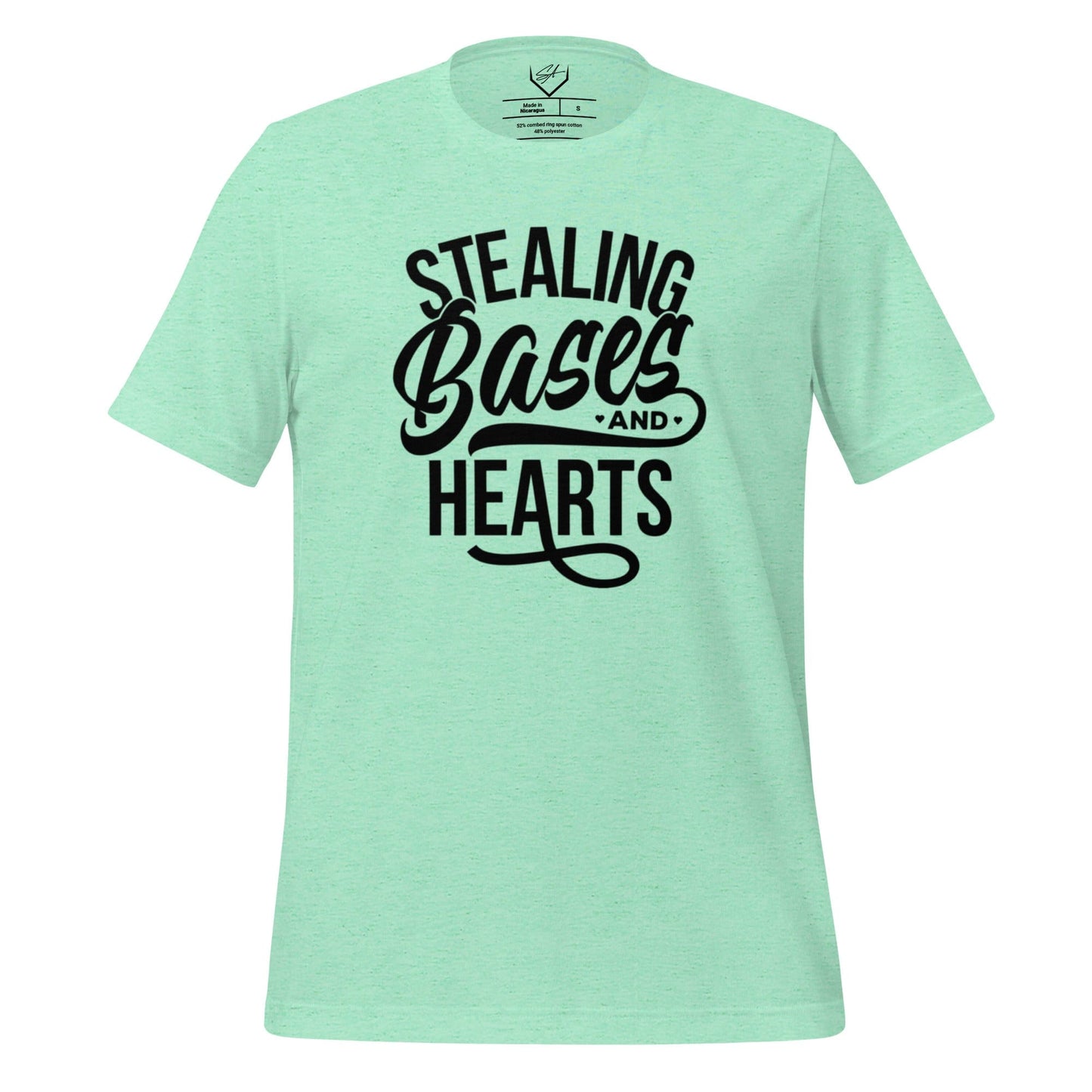 Stealing Bases And Hearts - Adult Tee