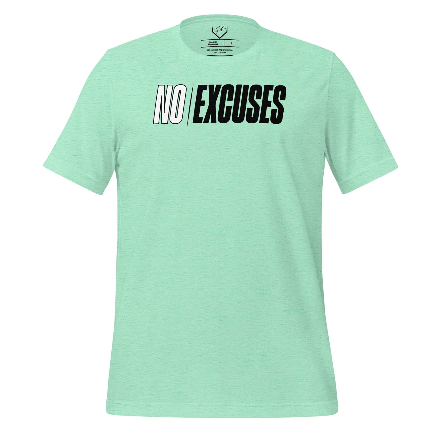 SA Apparel Adult Tee Mint / S No Excuses - Adult Tee