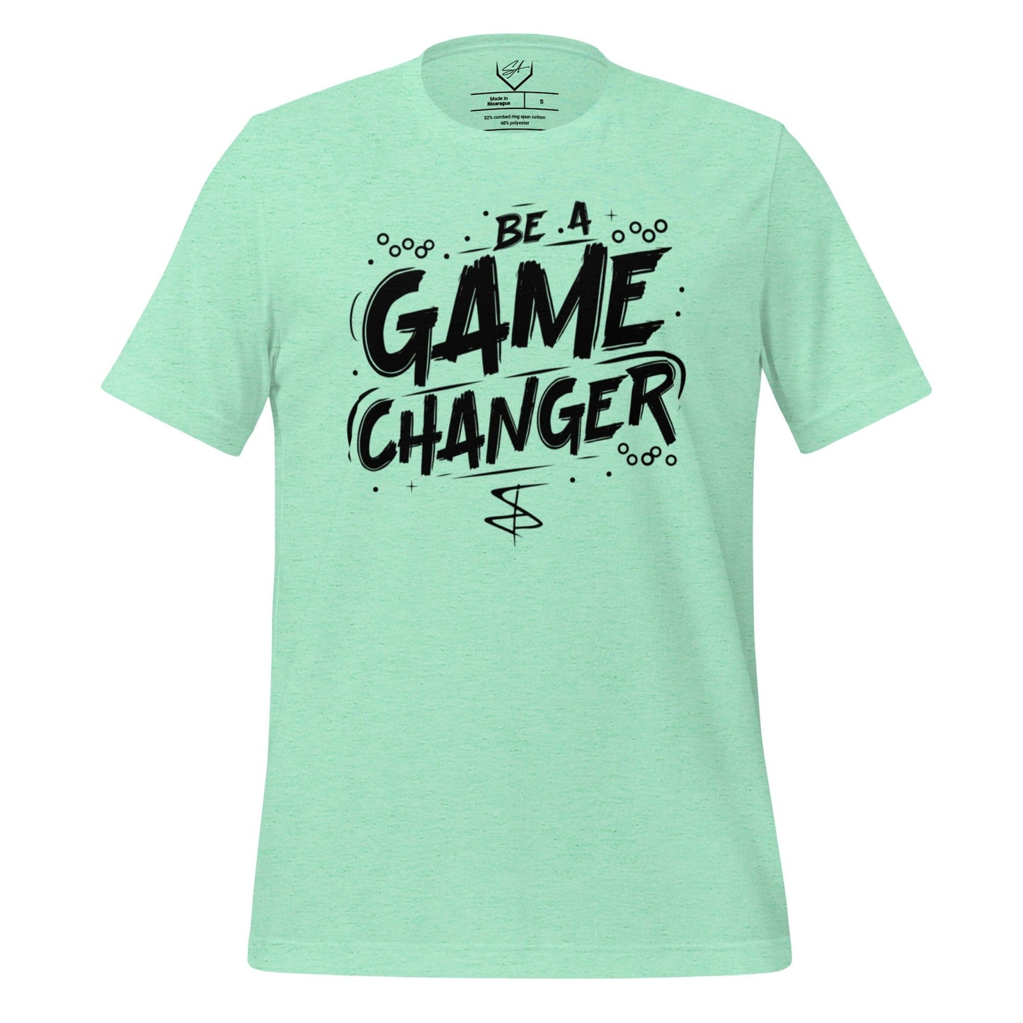 SA Apparel Heather Mint / S Be A Game Changer - Adult Tee