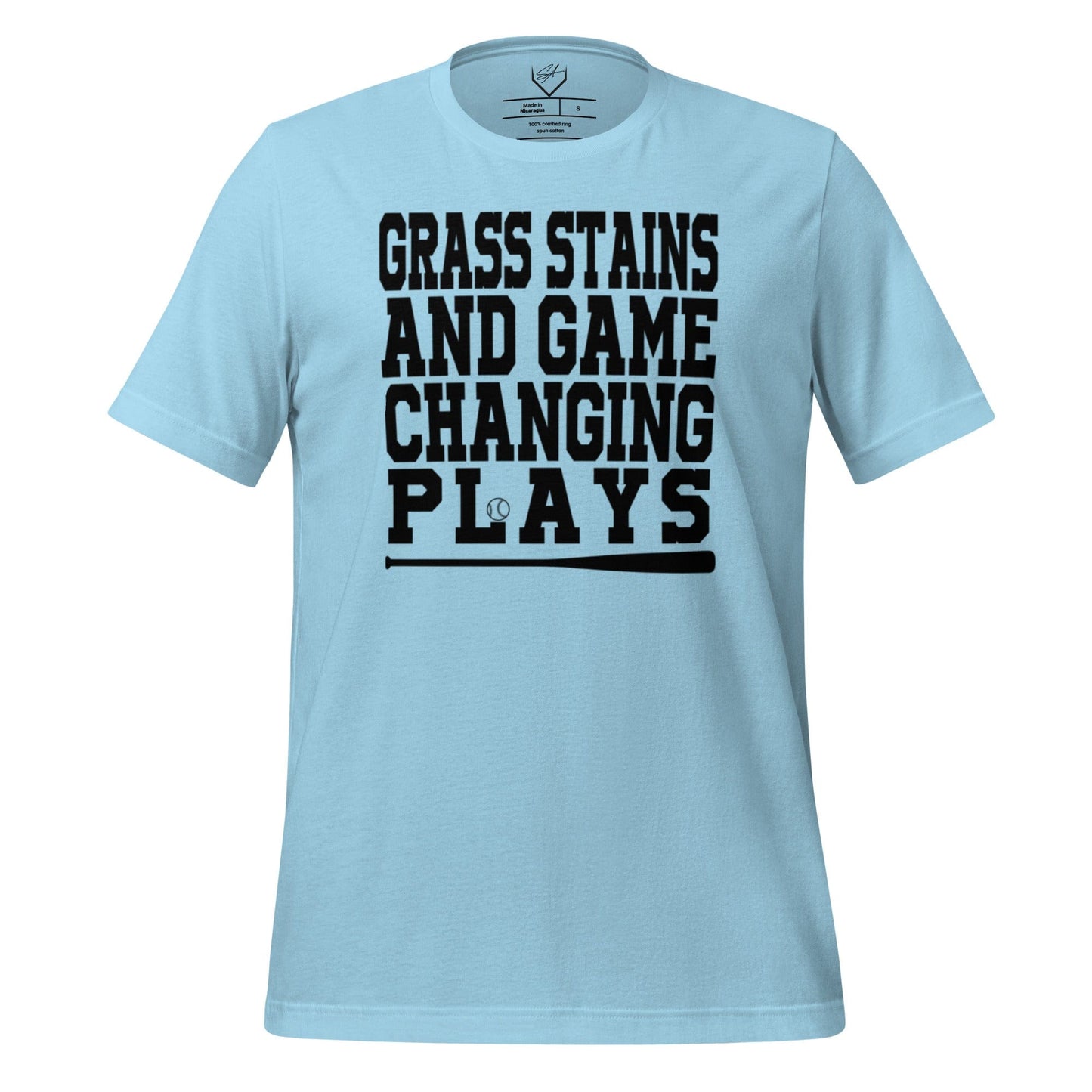 Grass Stains And Game Changing Plays - Adult Tee