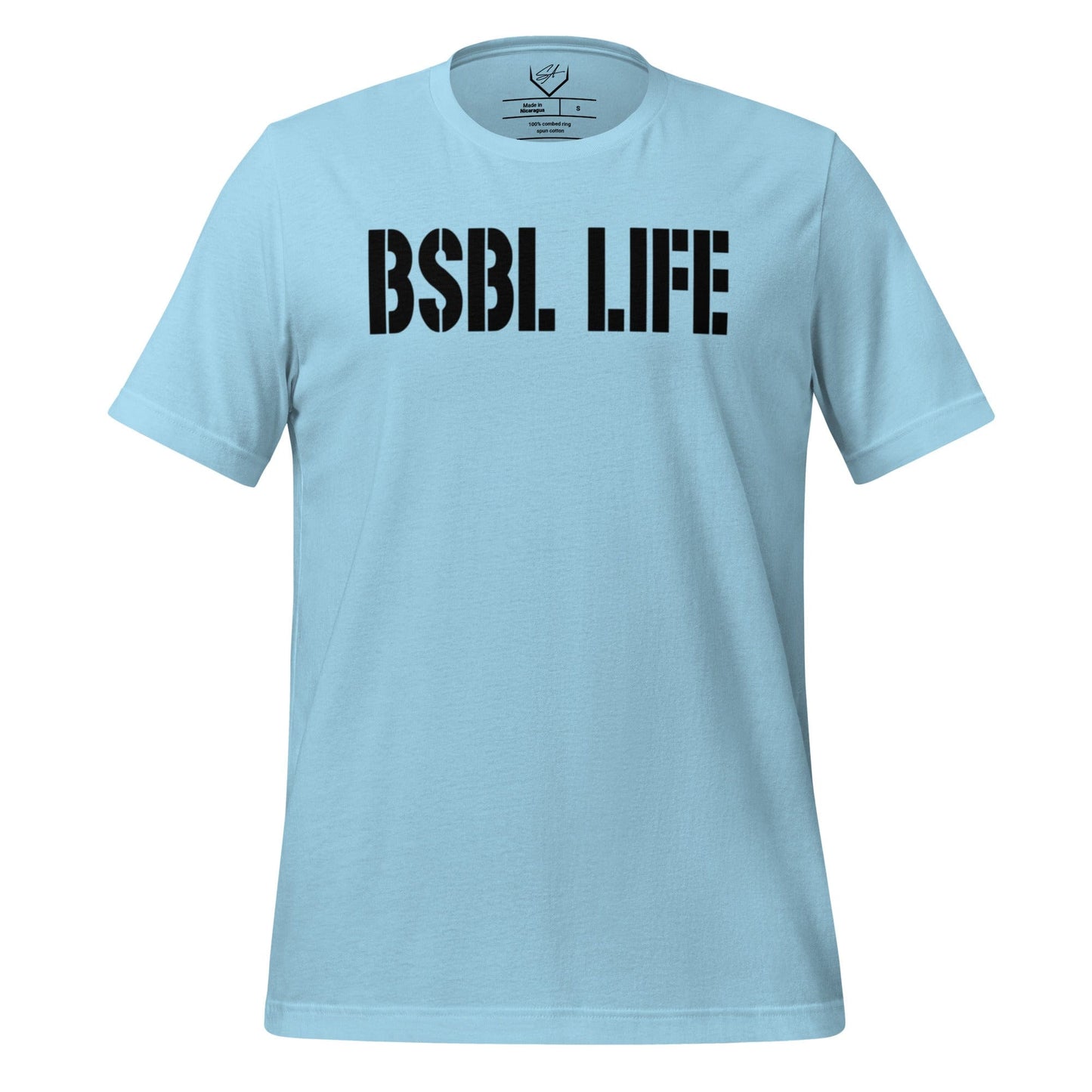 SA Apparel Ocean Blue / S Baseball Life - Adult Tee