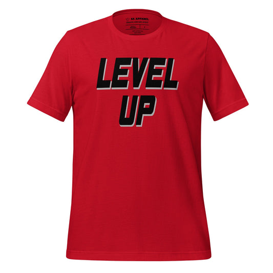 SA Apparel Adult Tee Red / S / Soft Style/Cotton Level Up - Adult Tee