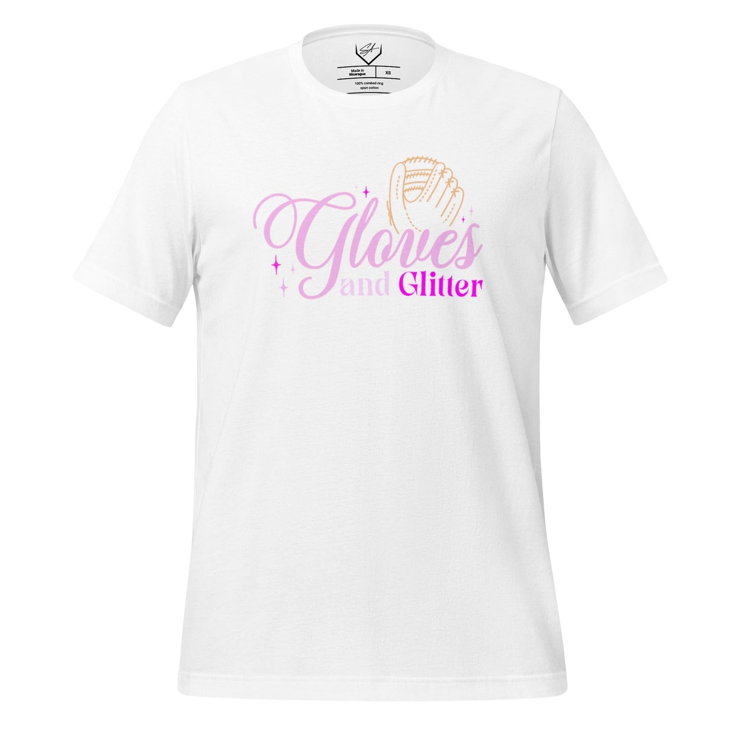 Gloves And Glitter Pink - Adult Tee
