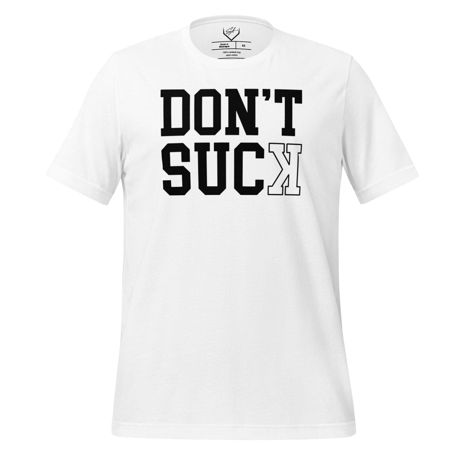 SA Apparel White / S Don't Suck - Adult Tee