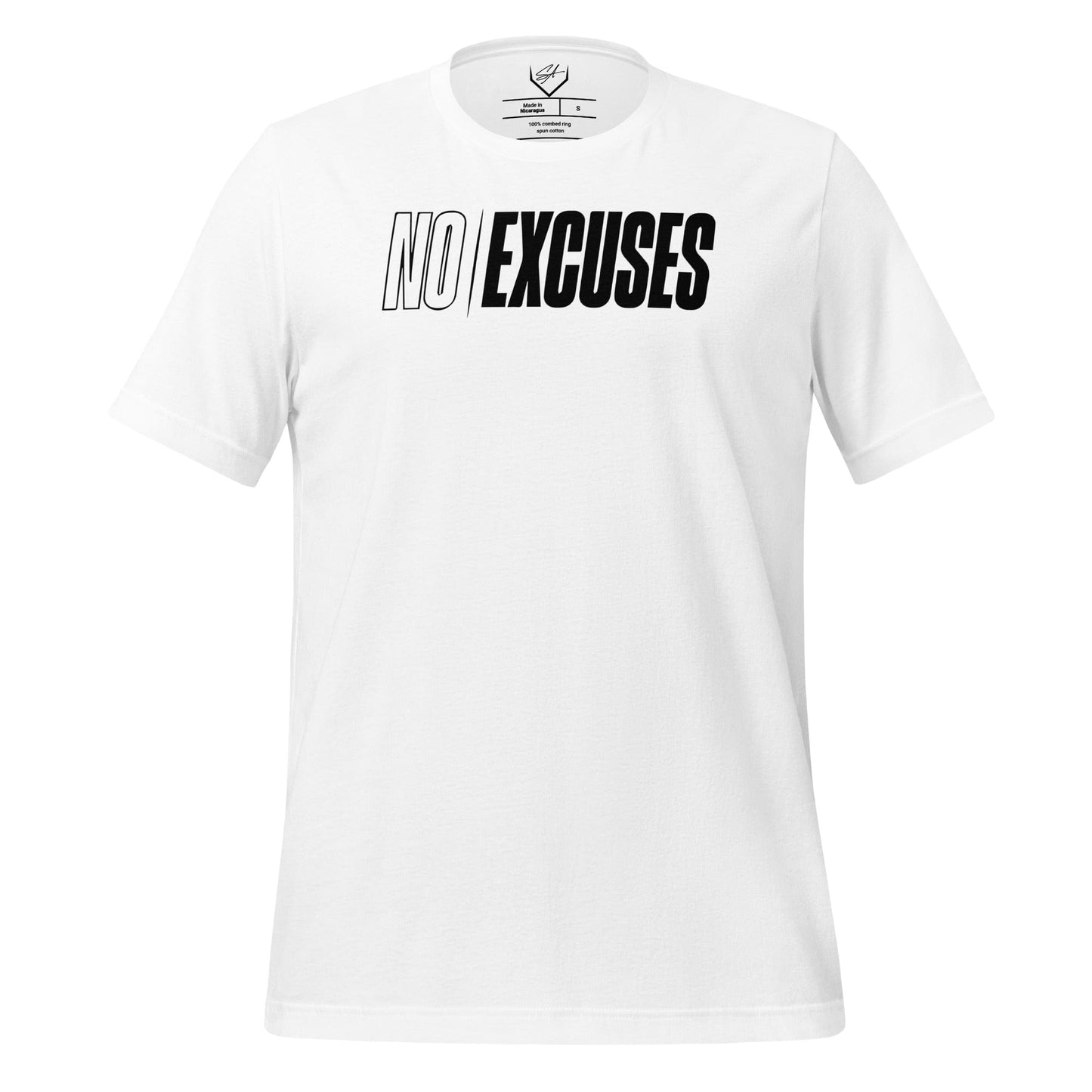 SA Apparel Adult Tee White / S No Excuses - Adult Tee