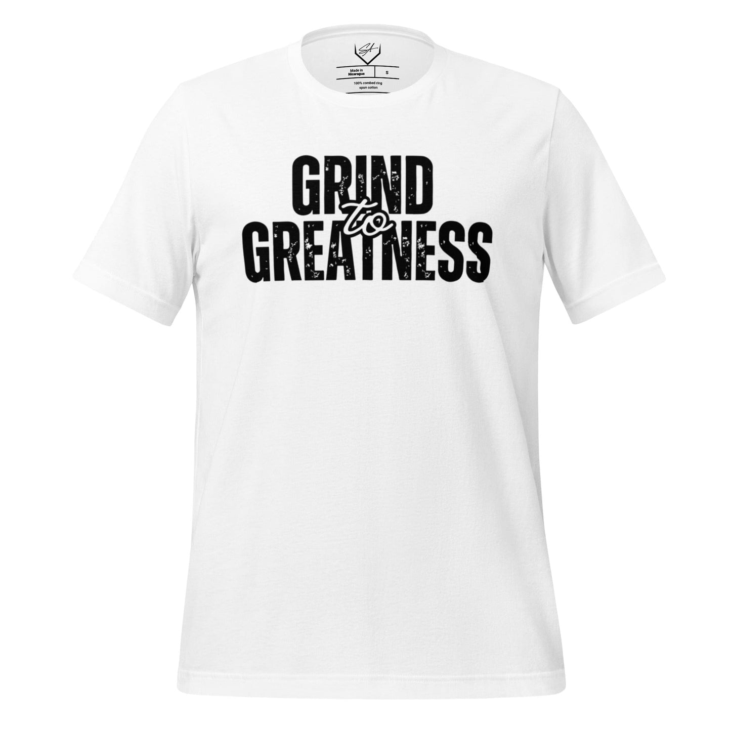 SA Apparel Adult Tee White / S / Soft Style/Cotton Grind To Greatness - Adult Tee