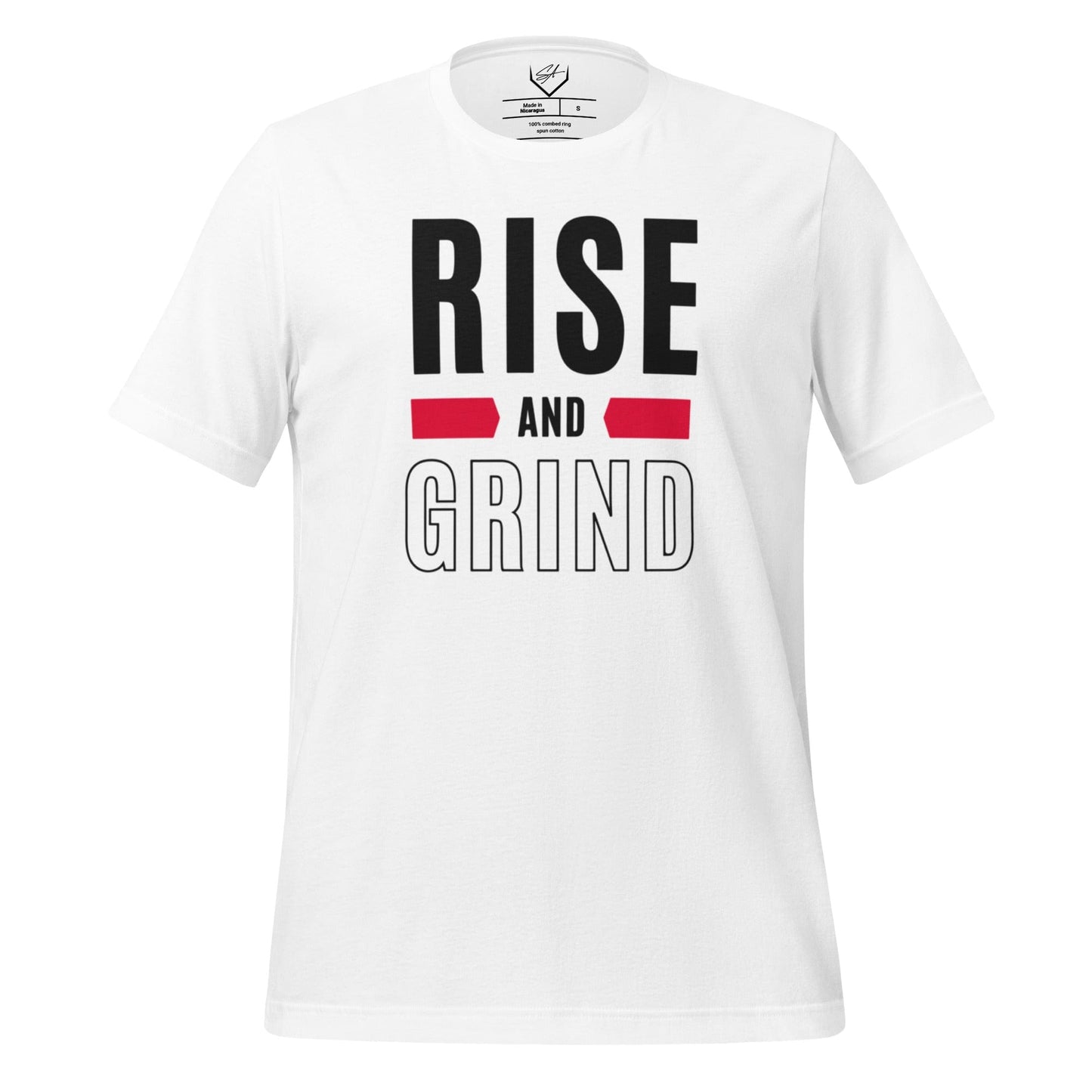 SA Apparel Adult Tee White / S / Soft Style/Cotton Rise And Grind - Adult Tee