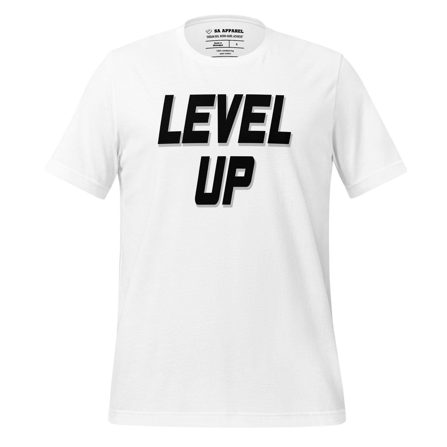 SA Apparel Adult Tee White / S / Soft Style/Cotton Level Up - Adult Tee