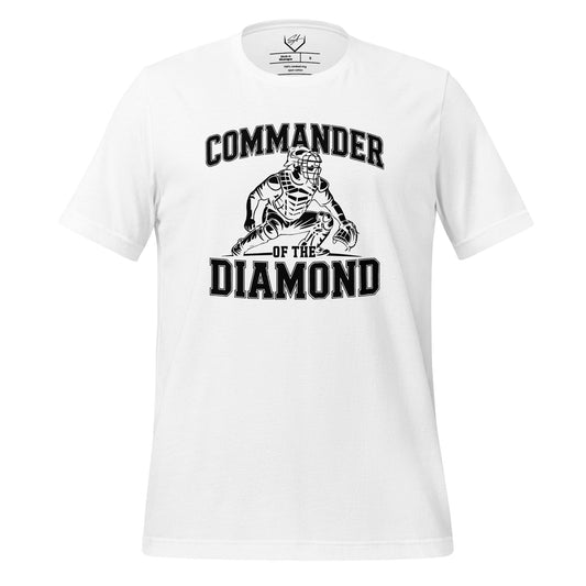 SA Apparel Adult Tee White / S / Soft Style/Cotton Commander Of The Diamond - Adult Tee