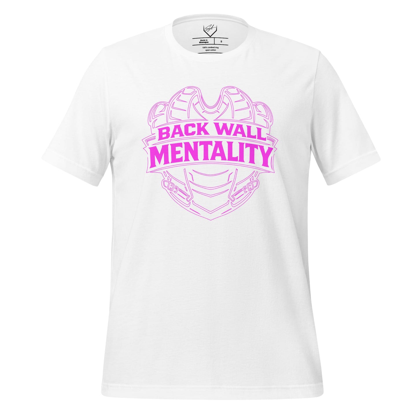 SA Apparel Adult Tee White / S / Soft Style/Cotton Backwall Mentality Pink - Adult Tee