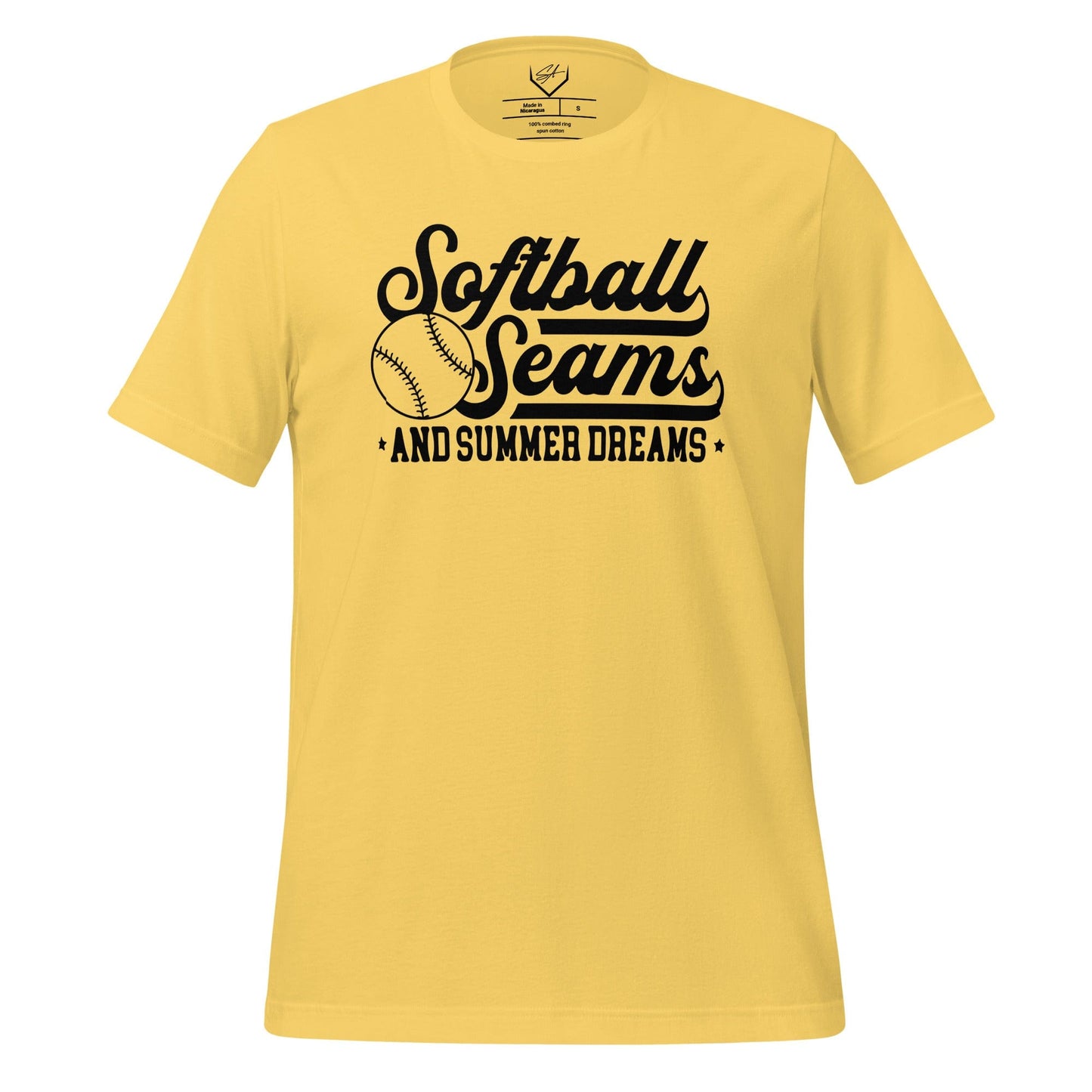 Softball Seams And Summer Dreams - Adult Tee