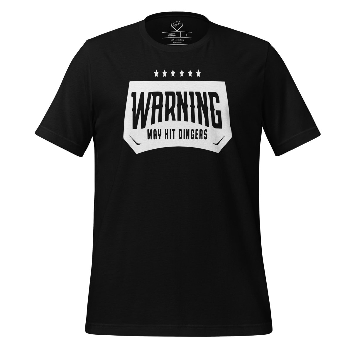 Warning May Hit Dingers - Adult Tee - SA Apparel