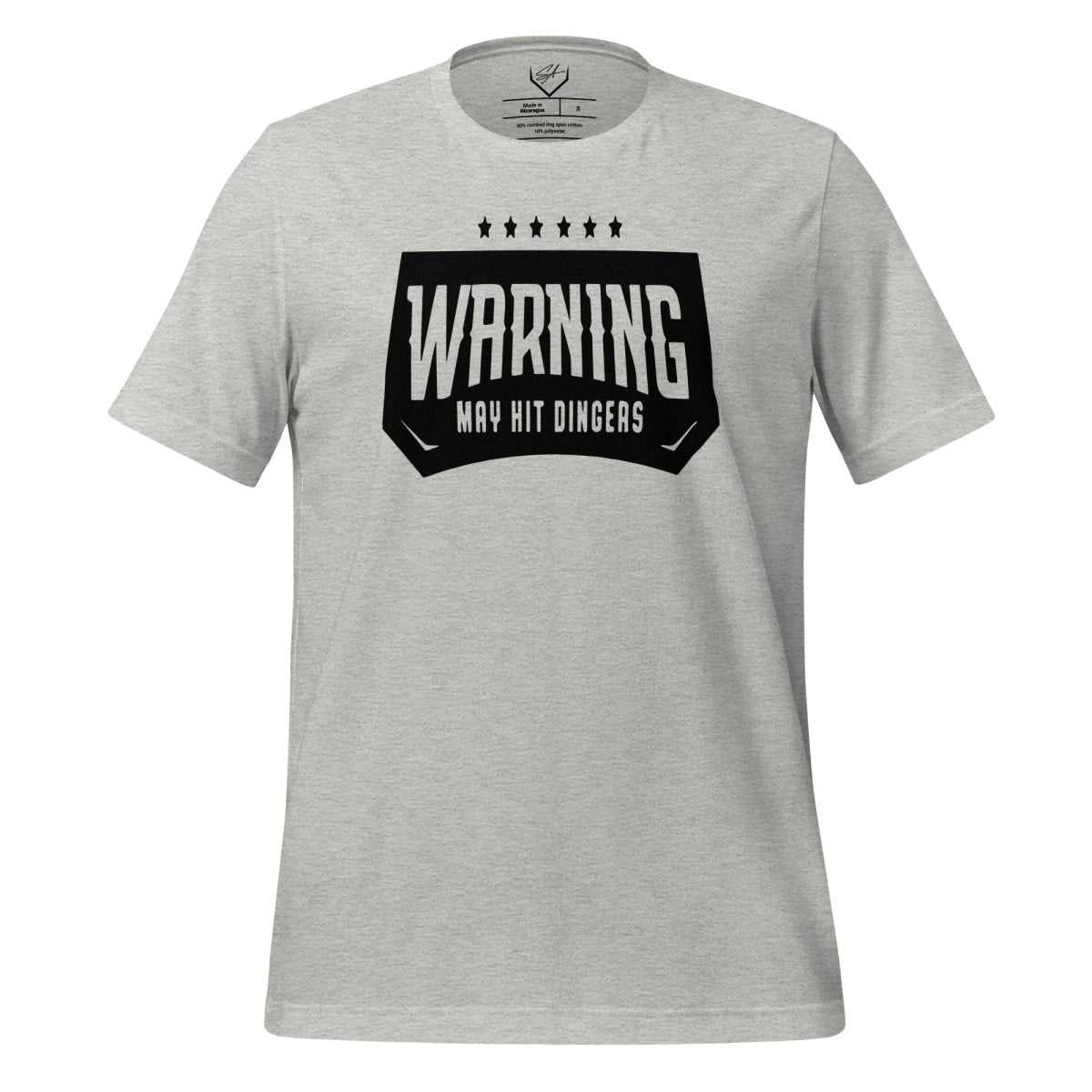 Warning May Hit Dingers - Adult Tee - SA Apparel