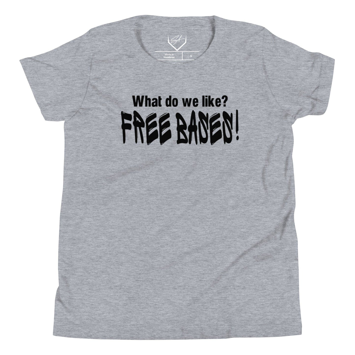 What Do We Like, Free Bases - Youth Tee - SA Apparel