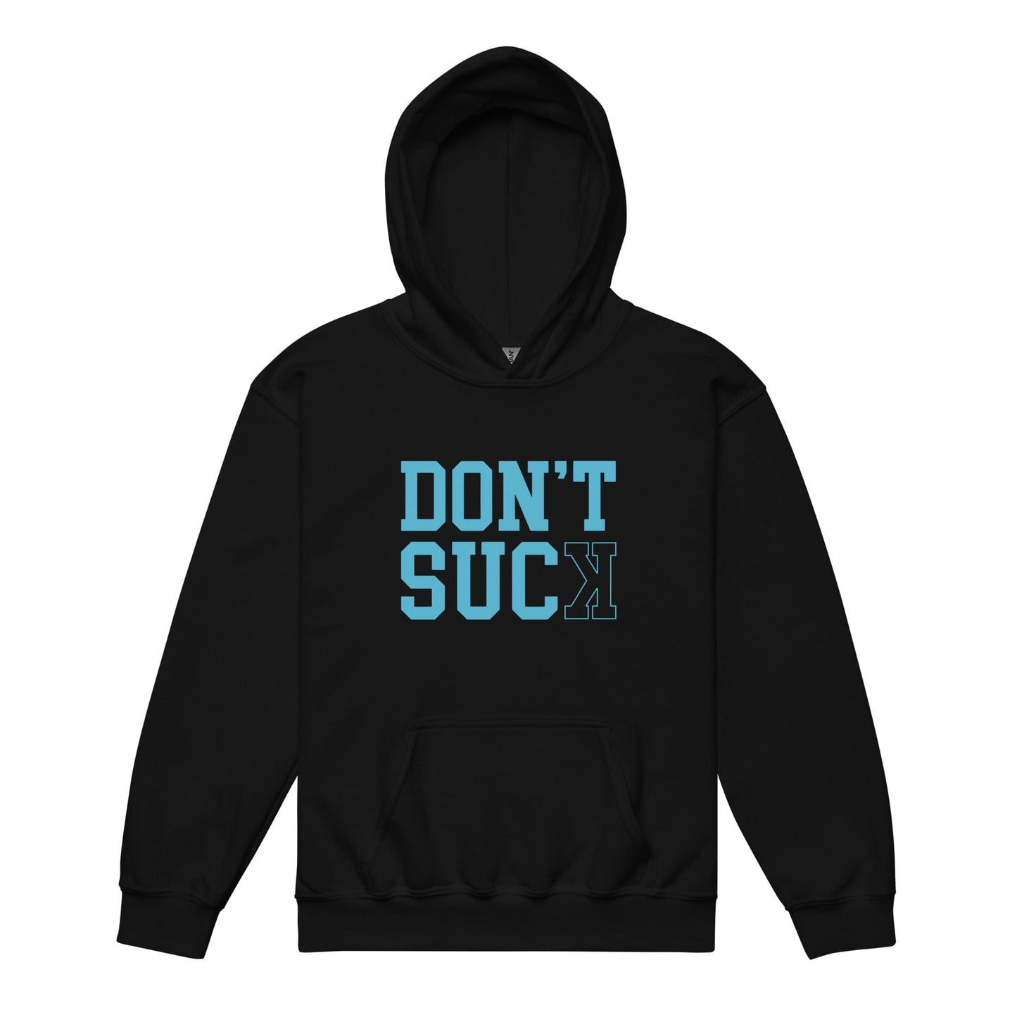 SA Apparel Youth Hoodie Black / S Don't Suck Teal - Youth Hoodie