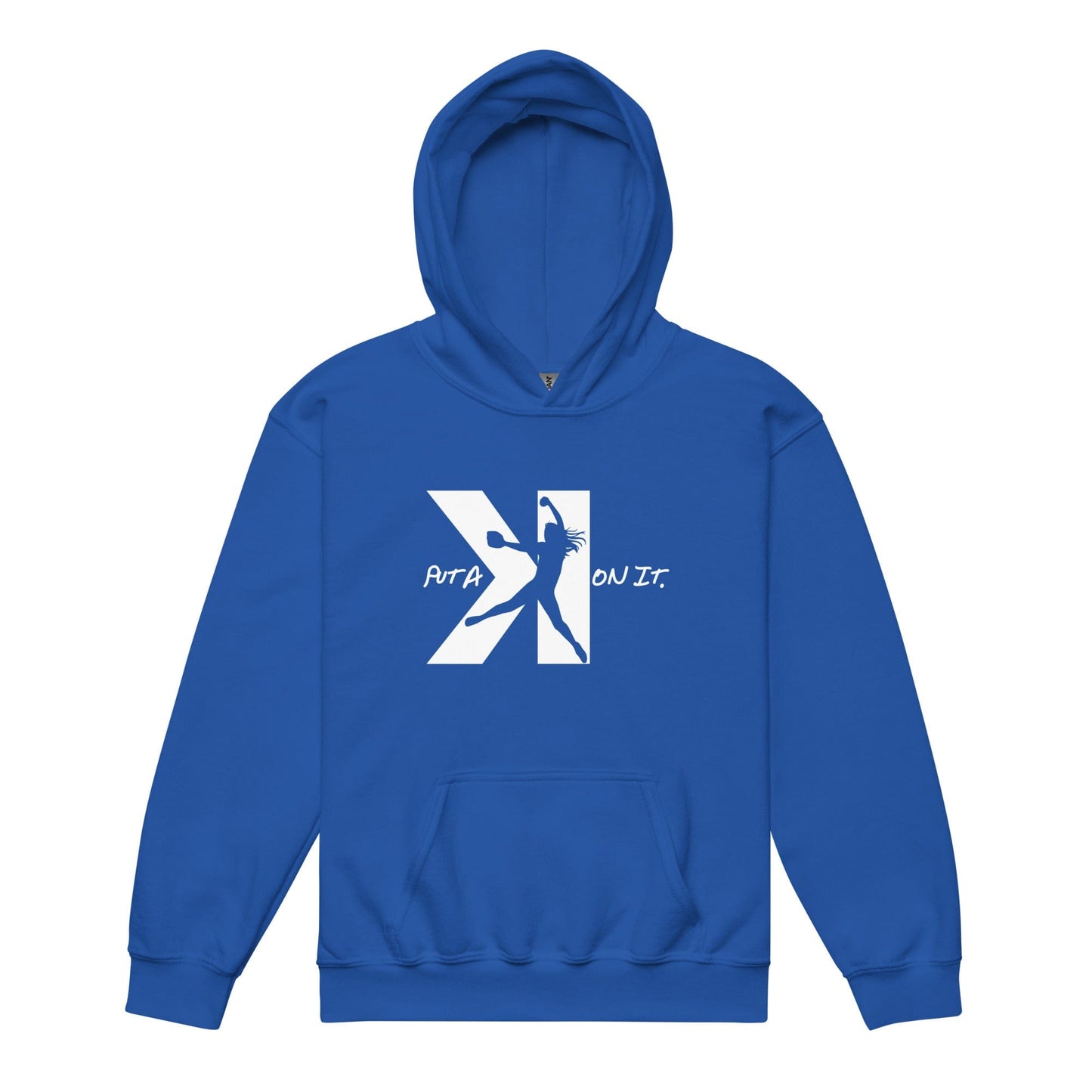 SA Apparel Youth Hoodie Royal / S Put A K On It Softball - Youth Hoodie