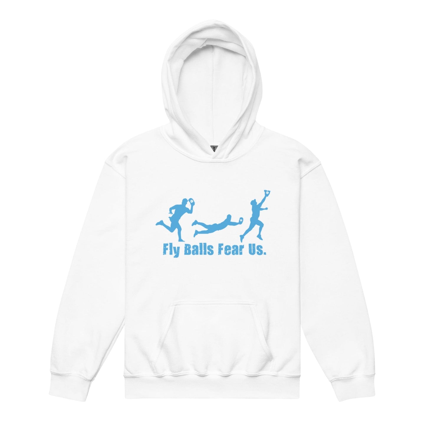 Fly Balls Fear Us Teal - Youth Hoodie