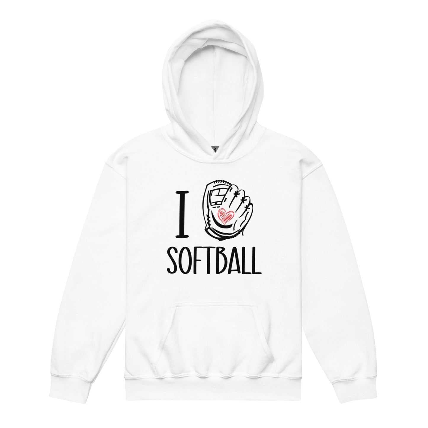 I Glove Softball - Youth Hoodie