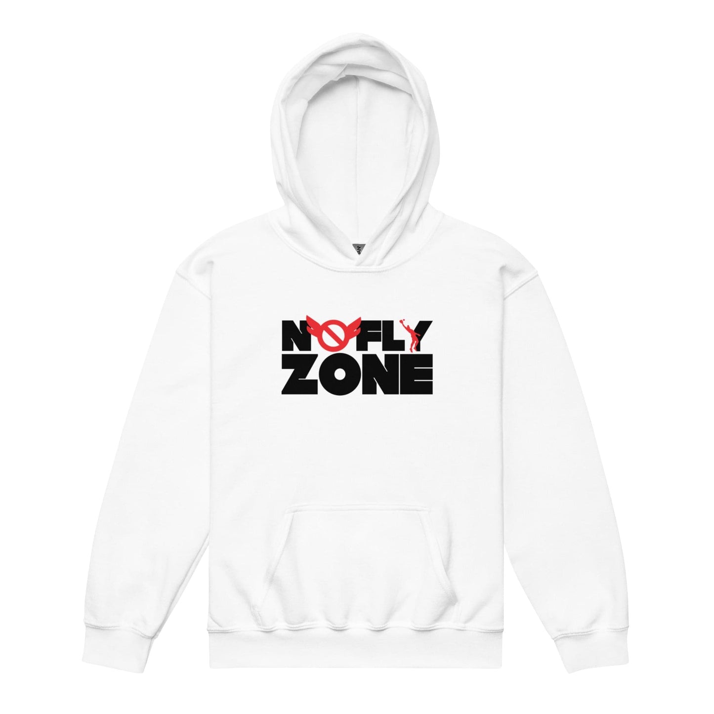 SA Apparel Hoodie White / S No Fly Zone - Youth Hoodie