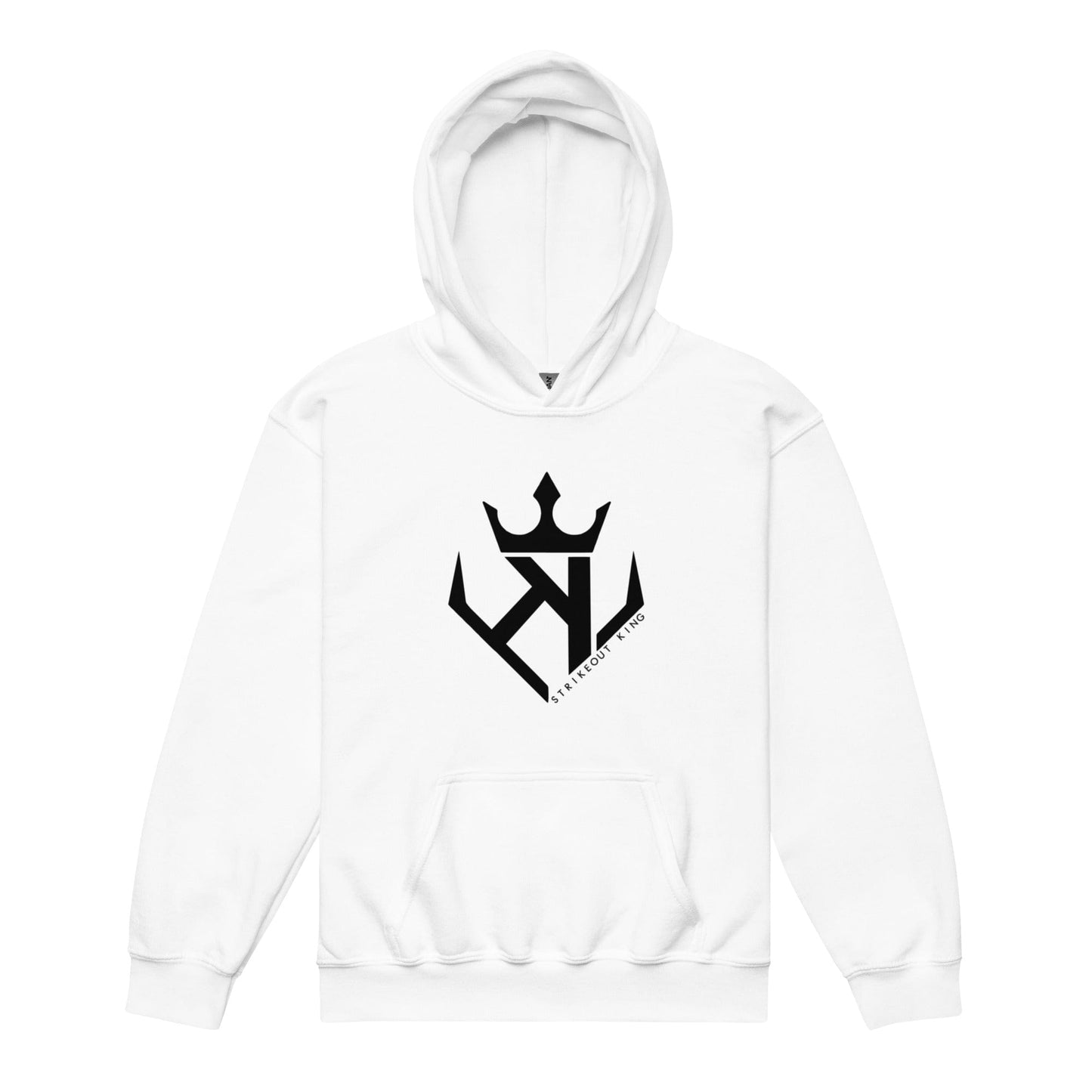 SA Apparel Youth Hoodie White / S Strikeout King - Youth Hoodie