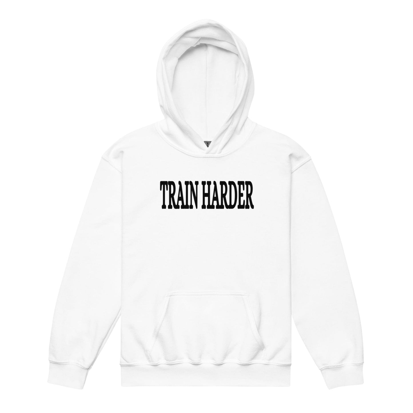 SA Apparel Youth Hoodie White / S Train Harder - Youth Hoodie