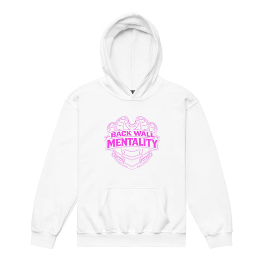 SA Apparel Youth Hoodie White / S Backwall Mentality Pink - Youth Hoodie