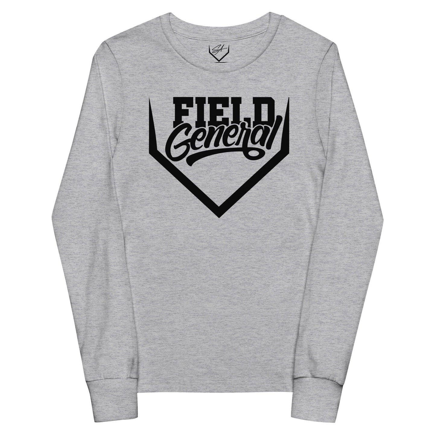 SA Apparel Youth Long Sleeve Athletic Heather / S Field General - Youth Long Sleeve