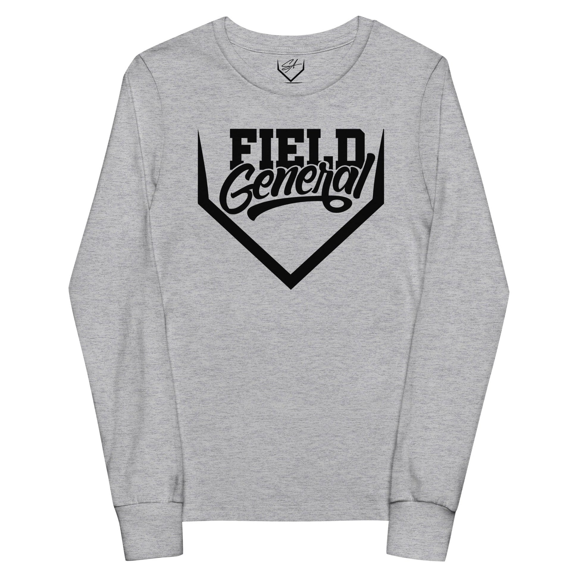 SA Apparel Youth Long Sleeve Athletic Heather / S Field General - Youth Long Sleeve