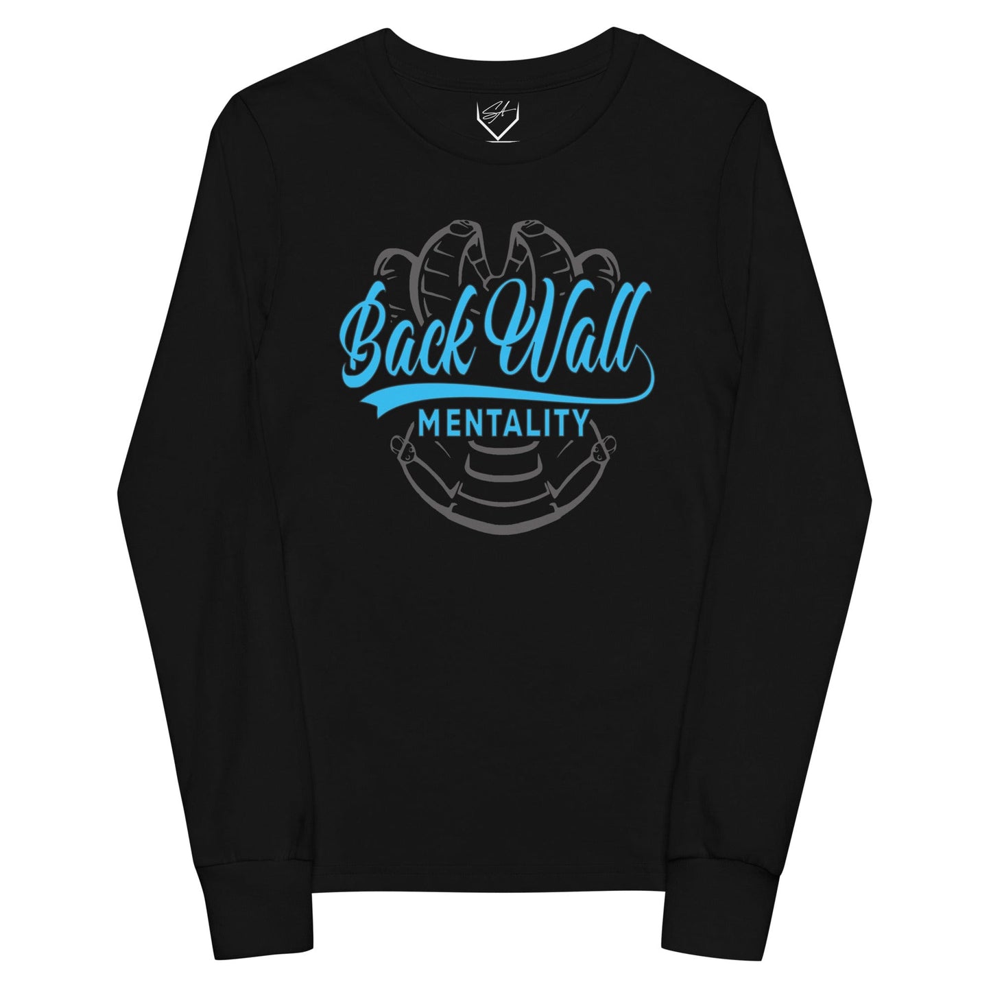 Backwall Mentality Teal - Youth Long Sleeve