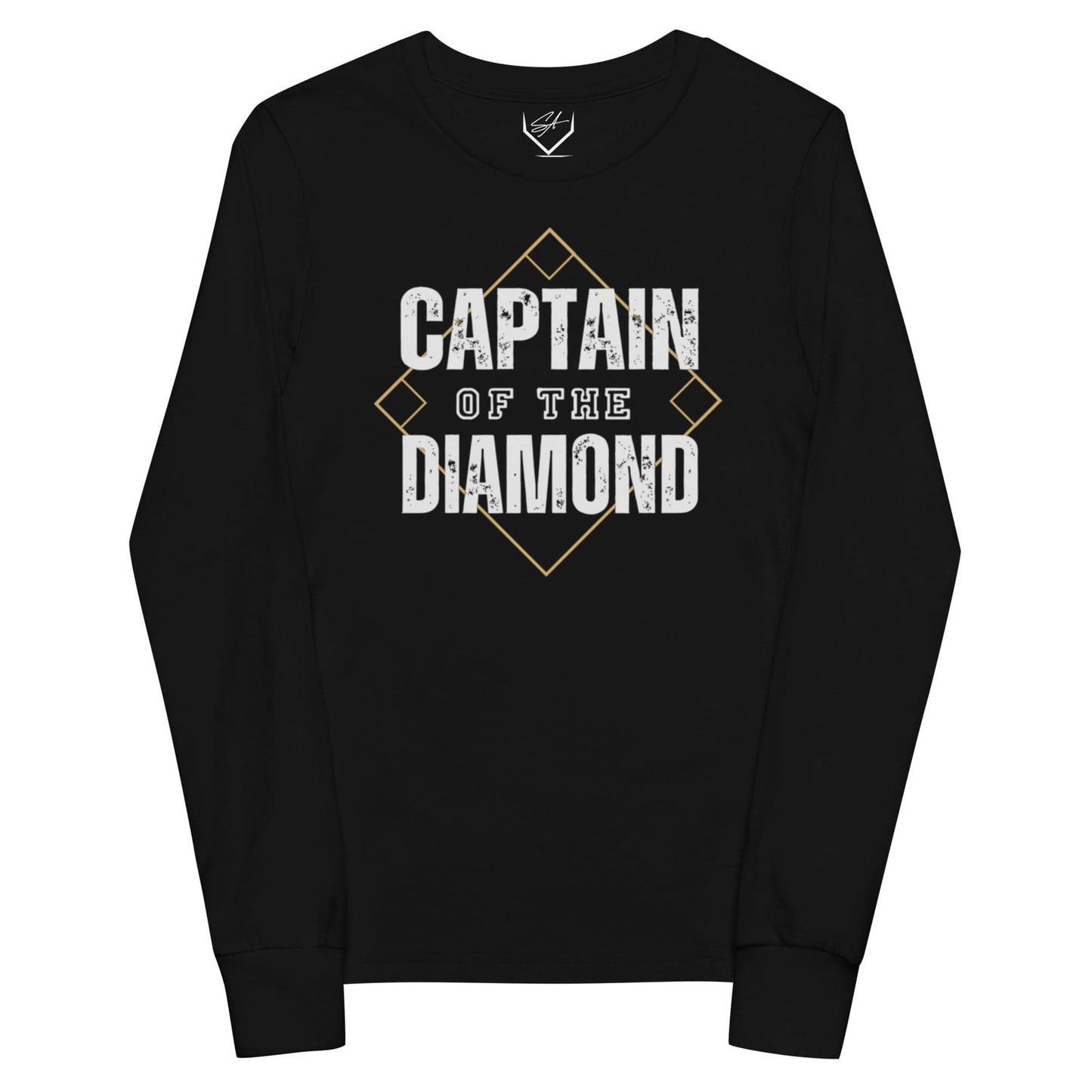 SA Apparel Youth Long Sleeve Black / S Captain Of The Diamond - Youth Long Sleeve